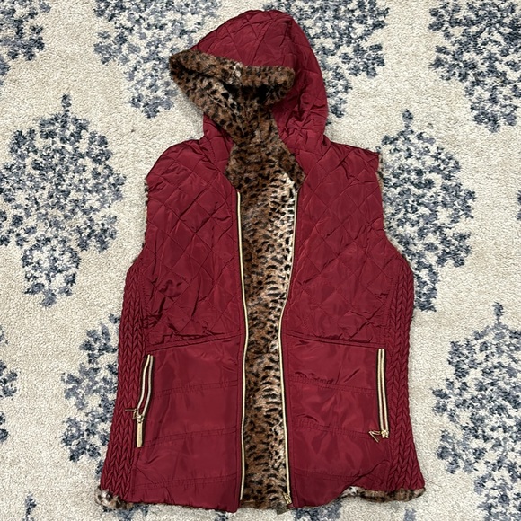 🌟SALE Louise Paris Reversible Vest size small - Picture 1 of 4